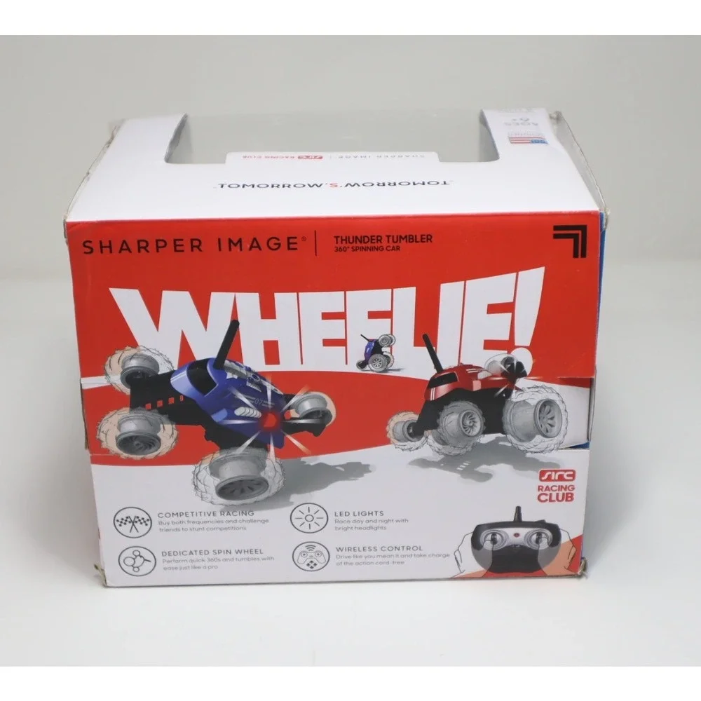 Sharper Image® Toy RC Thunder Tumbler Remote‎ Control 360 Spinning Car 2-Pieces